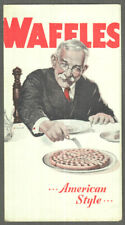 Waffles American Style Rumford Baking Powder recipe folder 1931 picture