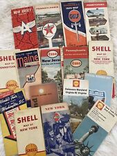 LOT of Vintage 1960’s United States Highway Maps East Coast NY NJ DC picture