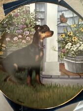 dog collector plates picture