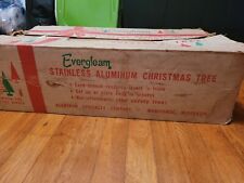 Vintage Evergleam 6 Ft. Delux 94 branch Stainless Aluminum Tree W/ Box  picture