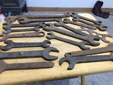 LOT OF ASSORTED ANTIQUE VINTAGE WRENCHES picture