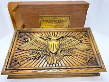 Vintage Avon Collectible Patriotic American Eagle Bureau Organizer Box w/ Soap picture