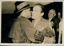 ‎Charles Boyer et Pierre Blanchar, 1948, Vintage Silver Print Vintage Silver Pri picture