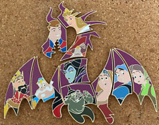 COMPLETE DRAGON Sleeping Beauty 65th ANNIVERSARY 10 pin Disney set mystery picture