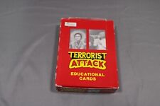 1986 Terrorists Attack Educational Cards Full Box 36 packs Piedmont Candy (G1) picture