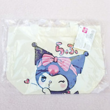 US SELLER Kuromi Mini Canvas Tote Bag picture