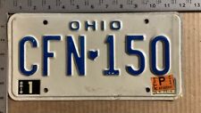 1982 Ohio license plate CFN-150 Ford Chevy Dodge 10385 picture
