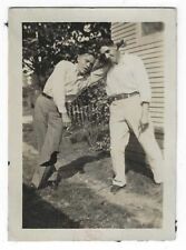 Affectionate Handsome Men Lean on me, Smoking, Drunk  VTG Photo GAY INT A4 picture