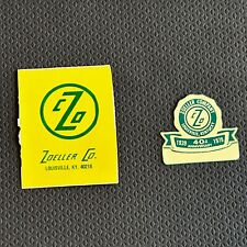 Vintage Stickers Zoeller Co Pair 40th Anniversary Louisville Kentucky picture