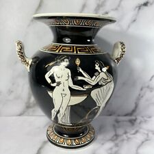 Grecian Handmade Urn Vase  8” Some Issues As Shown In Photos Made In Greece picture