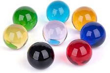 8pcs Multicolor 40mm(1.6inch) Crystal Solid Ball Glass Sphere Gemstones for picture