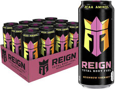 REIGN Total Body Fuel, Reignbow Sherbet, Performance Drink 16 Fl Oz (pack of 12) picture