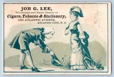 1880's ATLANTIC CITY NJ JOB G LEE CIGARS TOBACCO STATIONERY DEALER VICTORIAN TC picture
