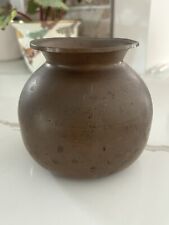 VTG HAND CRAFTED COPPER MISSION ARTS AND CRAFTS STYLE VASE 4.5” picture