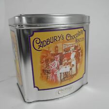Vintage Cadbury's Chocolate Biscuits Advertising Tin Canister Box Container picture