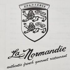 1980s La Normandie Restaurant Menu 2021 East Colonial Drive Orlando Florida picture