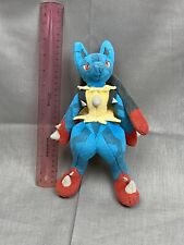 Tomy MEGA LUCARIO Pokémon Stuffed Toy Blue Red Nintendo Cute Soft Collectible picture