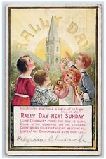 Minneapolis MN Postcard Rally Day Next Sunday Childrens 1920 Antique Posted picture