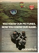 1979 Olympus Camera Vintage Magazine Ad  'Hot Air Balloons' picture