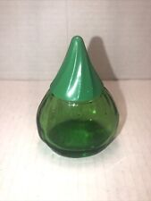 Vintage McCormick SpiceGarlic Juice. Empty Green Glass Bottle Twist Lid  picture
