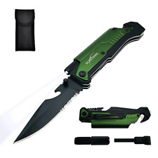 ALBATROSS EDC 6-in-1 Multifunction Survival Tactical Folding Pocket Knife(FK001) picture