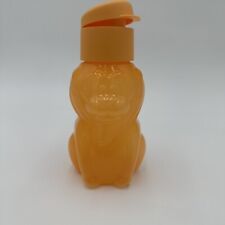 Tupperware Mini Eco Bottle Kids Lion Design 350ml 12oz Sheer Mango picture