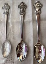 3 ROLEX BUCHERER SPOONS ~ 1 BRAND NU IN PLASTIC ~ 2  POSSIBLY LIGHTLY USED(?) picture