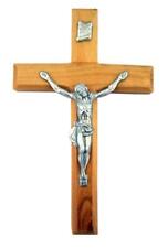 Olive Wood Jesus Christ Wall Cross Crucifix, 4 Inch picture