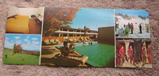 Monticello NY New York Patio Motel Multi View 1950's Postcard picture