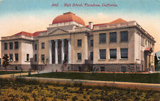 High School, Pasadena, California, Early Postcard, Unused picture