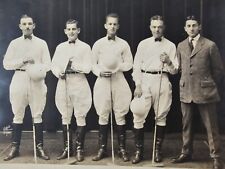 Antique Cornell University Polo Team 8x10 Albumen Photo picture