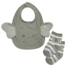 Disney Dumbo Bib And Sock Set for Baby - Size 6-12 moths - New picture