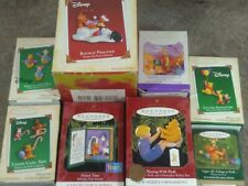 Set Of 8 Winnie The Pooh Collection Hallmark Keepsake Christmas Ornaments picture