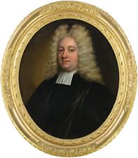 Portrait of Clergyman Antique Oil Painting by John Verelst (Dutch, 1648-1734) picture