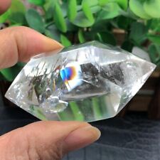 WOW！Rare TOP Natural hyaline Quartz gem tip Crystal include rainbow Crystal 172g picture