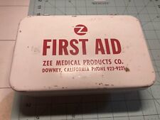 Vintage Metal First Aid Kit Zee Medical Products Full picture