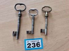 Vintage Door Cabinet Keys French 73mm To 100mm (3in To 4in) picture