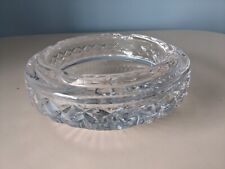 WATERFORD CRYSTAL  7” Ashtray Cigar Lismore Pattern Heavy picture
