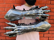 Medieval Nazgul Gloves Set Steel Armor Gloves Set Costume Gloves Gauntlets pair picture