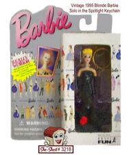 Vintage Barbie Blonde Solo in the Spotlight Keychain Basic Fun for Mattel NRFB picture