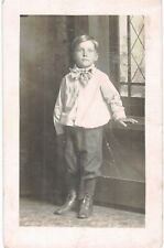 Real Photo RPPC A Wide Eyed Boy 1910 From An Ohio Album picture