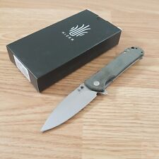 Kizer Cutlery Coniferous V Folding Knife 3.38 154CM Steel Blade Micarta/Titanium picture