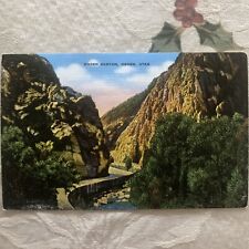 Ogden Canyon - Ogden, Utah Postcard picture