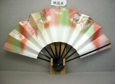 Japanese Folding Fan KYOTO Traditional Sensu Ougi SAKURA Cherry Blossoms #N3 F/S picture