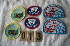 New Lot of 9 vintage Boy Scout Patches  - Klondike Derby, Polar bear plunge picture