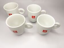 Mug Cup New Four (4) ILLY Coffee O handle Original Coffee Mugs Cups 8 oz picture