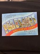 postcard Palisades Amusement Park N.J. Used 1960 Please See Pictures picture