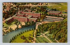 Southbridge MA-Massachusetts, Main American Optical Co, Vintage c1946 Postcard picture
