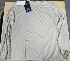 New Polartec Power Dry Light Weight Cold Weather Undershirt Tan Medium picture