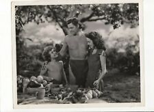 Maureen O'Sullivan & Johnny Sheffield IN Tarzan's Secret Treasure ORIG PHOTO 375 picture